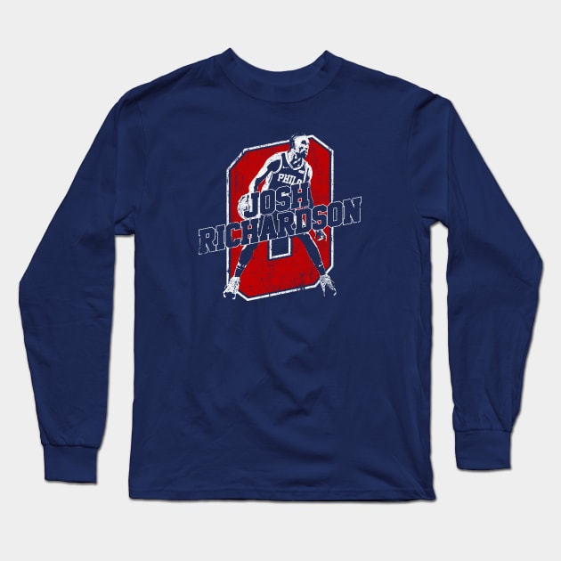 Josh Richardson Long Sleeve T-Shirt by huckblade